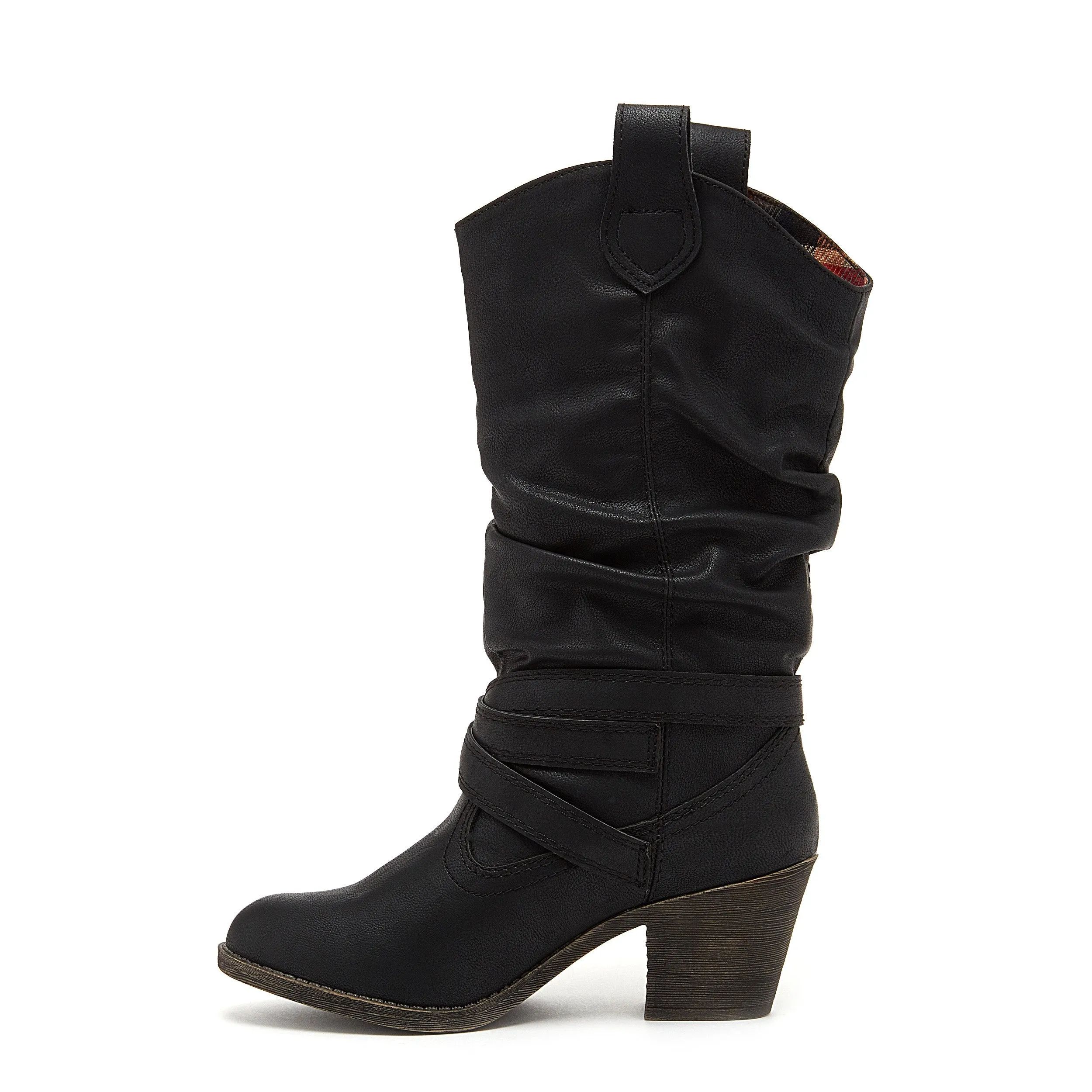 Sidestep Black Western Boot