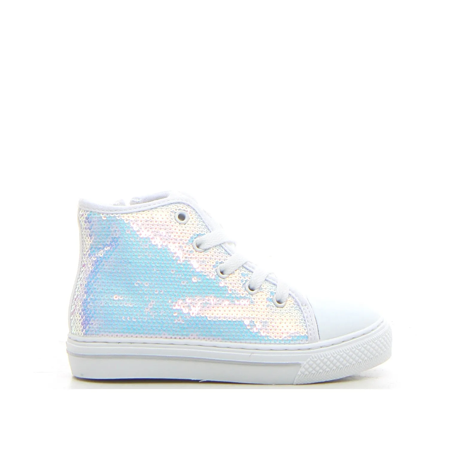 Sneaker con paillettes bambina