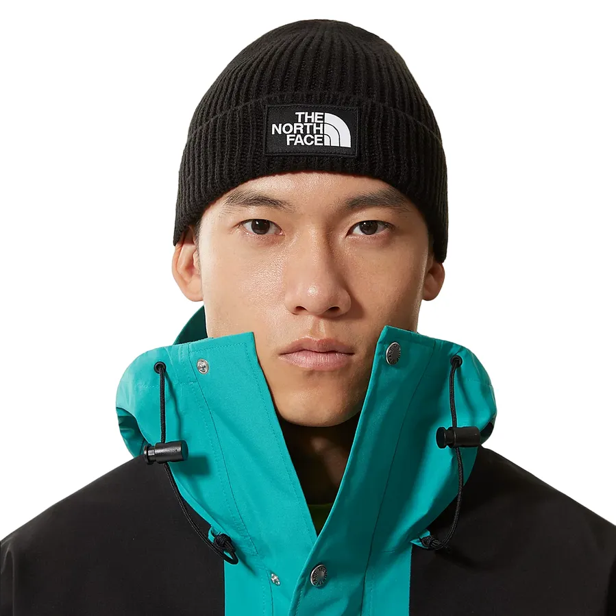 The North Face Unisex Box Logo Beanie NF0A7WGCJK3 Black One Size