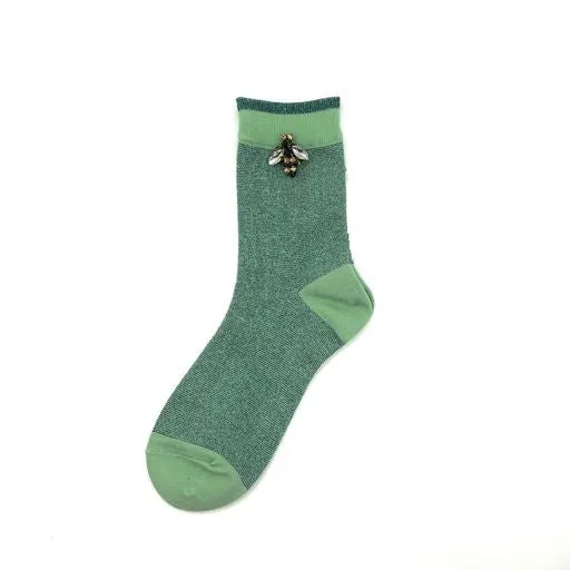 Tokyo socks with or without a bee pin