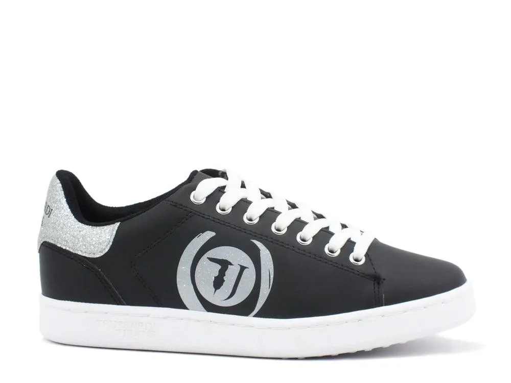 TRUSSARDI Sneaker Black Silver 79A00423