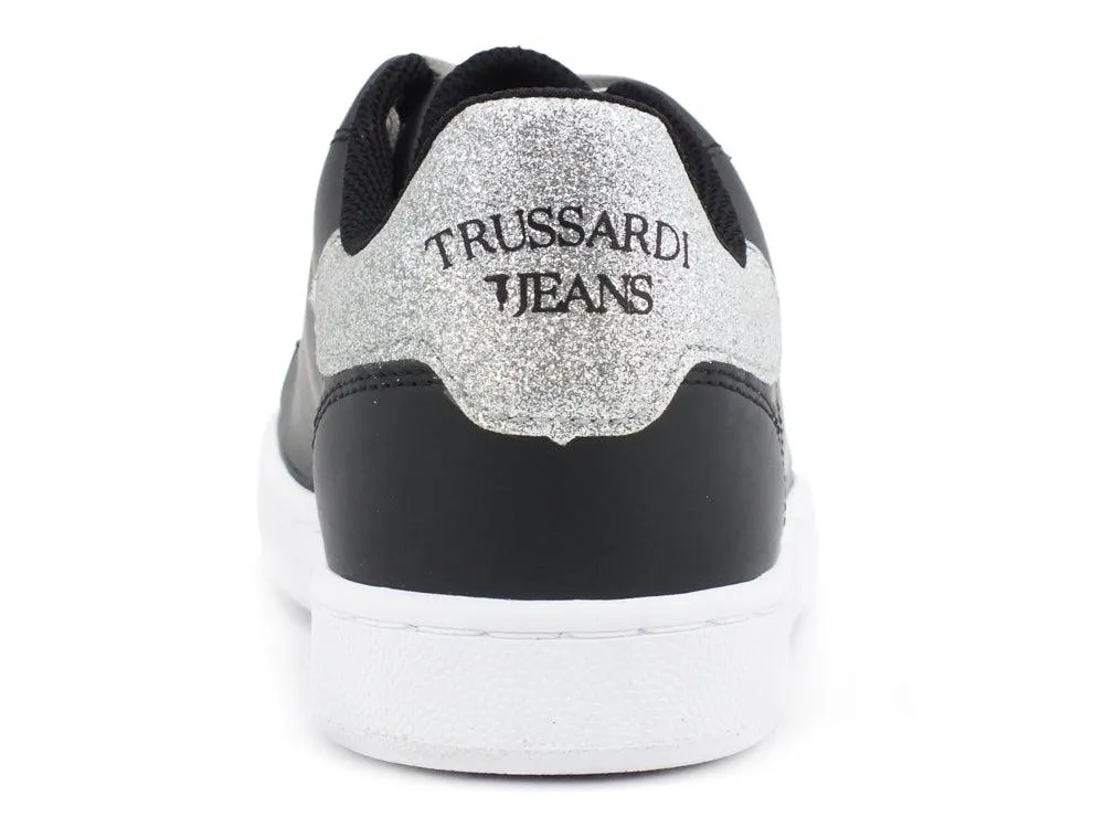 TRUSSARDI Sneaker Black Silver 79A00423