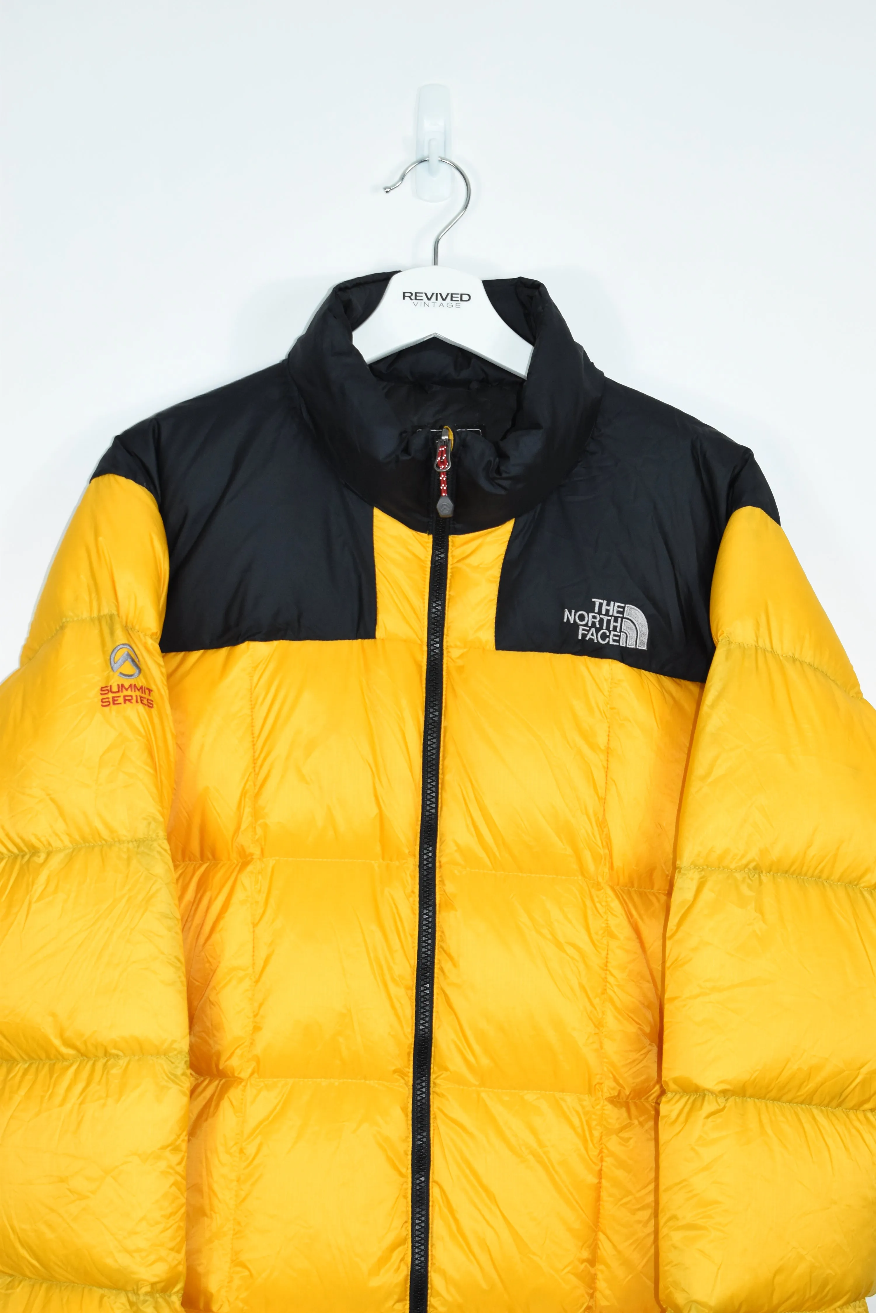 Vintage North Face Yellow Puffer 800 Sumit Series LARGE (Baggy)